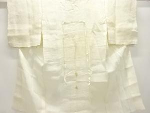 アンティーク　すかし織立涌に撫子模様夏用長襦袢